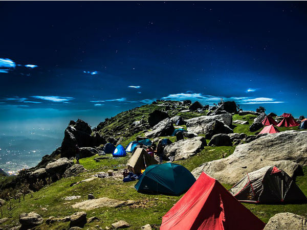 Triund Trek Trekking Camping